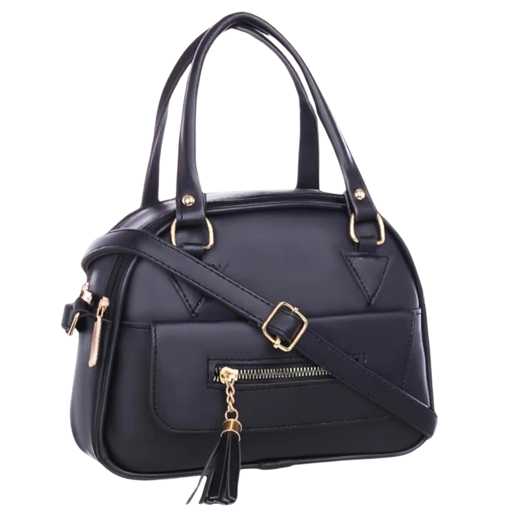 Black women’s handbag with shoulder and sling strap – Bag In Love