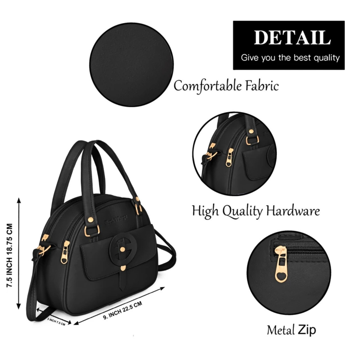 Chic Structured Top-Handle Designer Handbag for Women