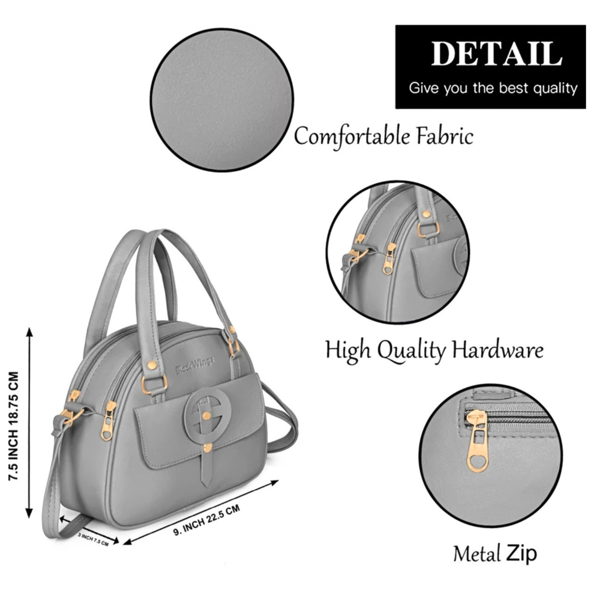 Chic Structured Top-Handle Designer Handbag for Women