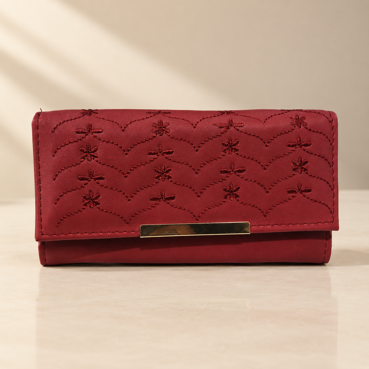 Bag In Love Elegant Embroidered Ten colour Clutch