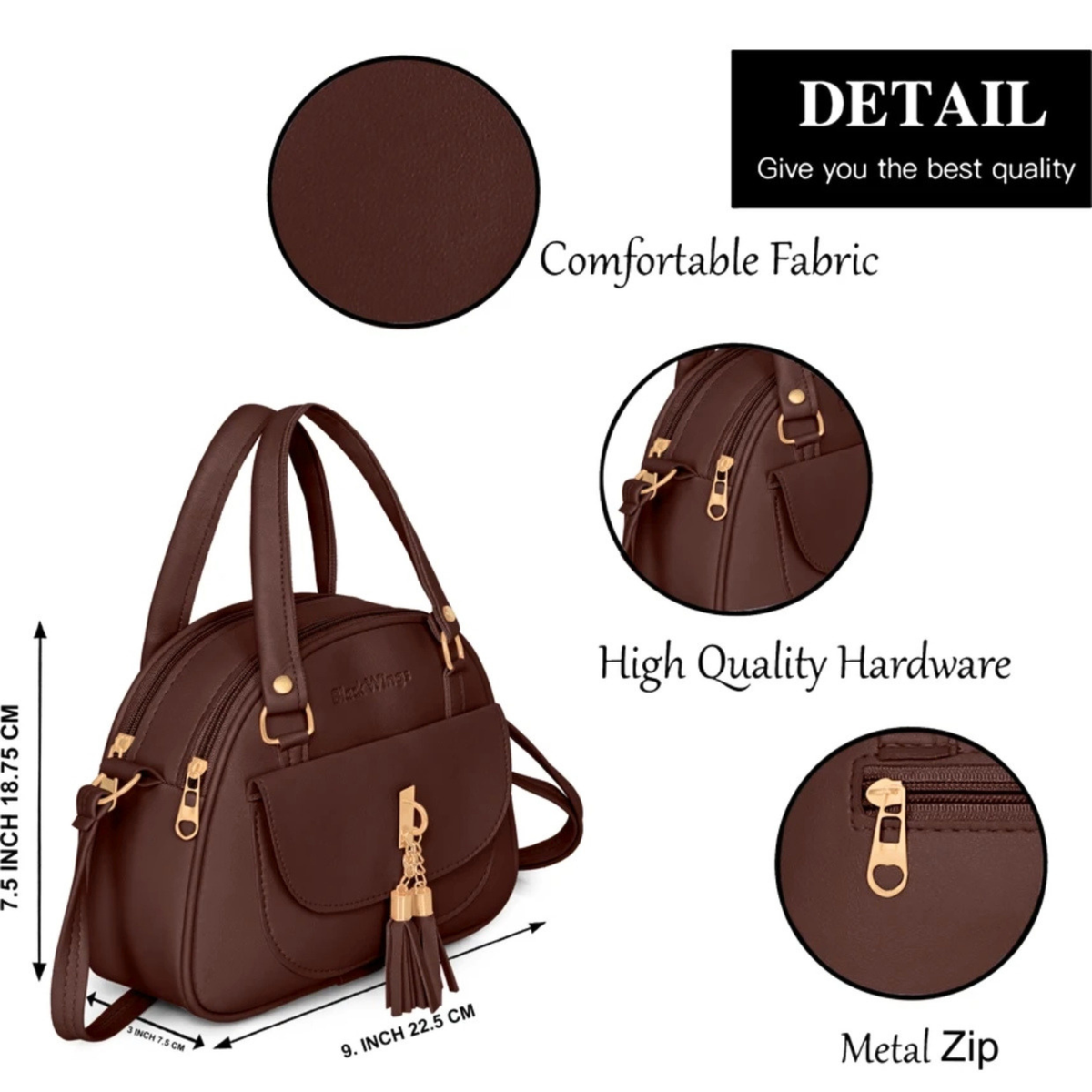 Premium Designer Tassel Handbag & Sling Bag for Women