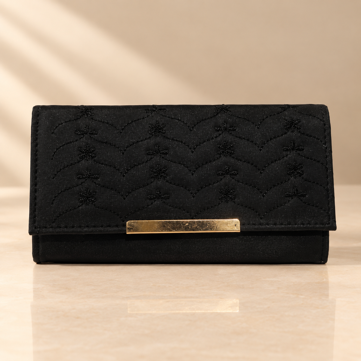 Bag In Love Elegant Embroidered Ten colour Clutch