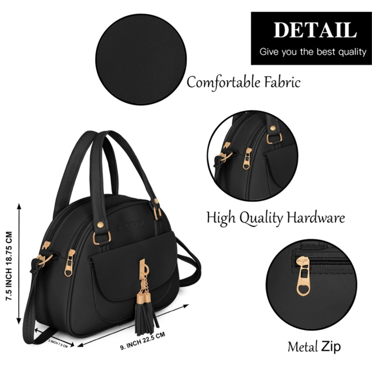 Premium Designer Tassel Handbag & Sling Bag for Women