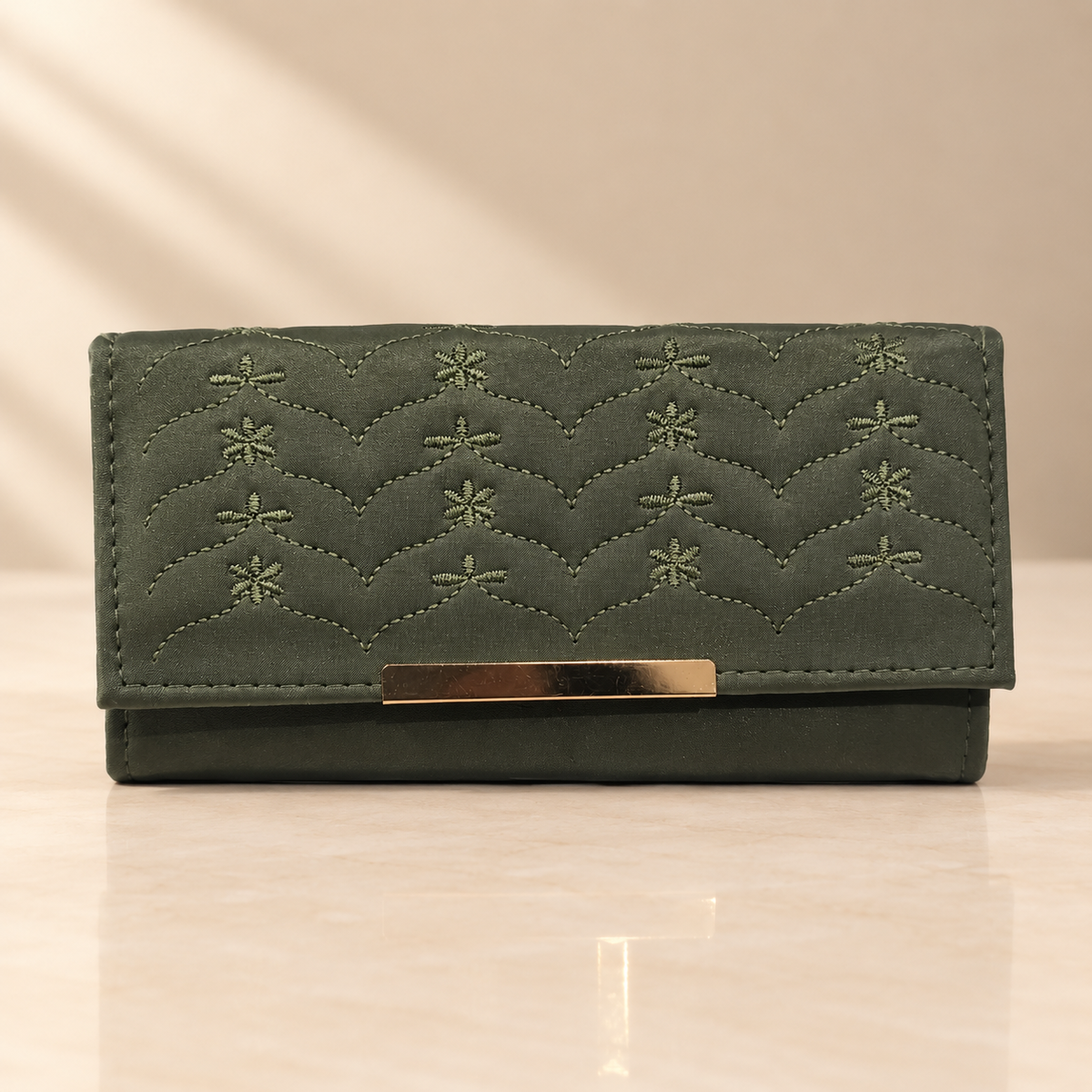 Bag In Love Elegant Embroidered Ten colour Clutch