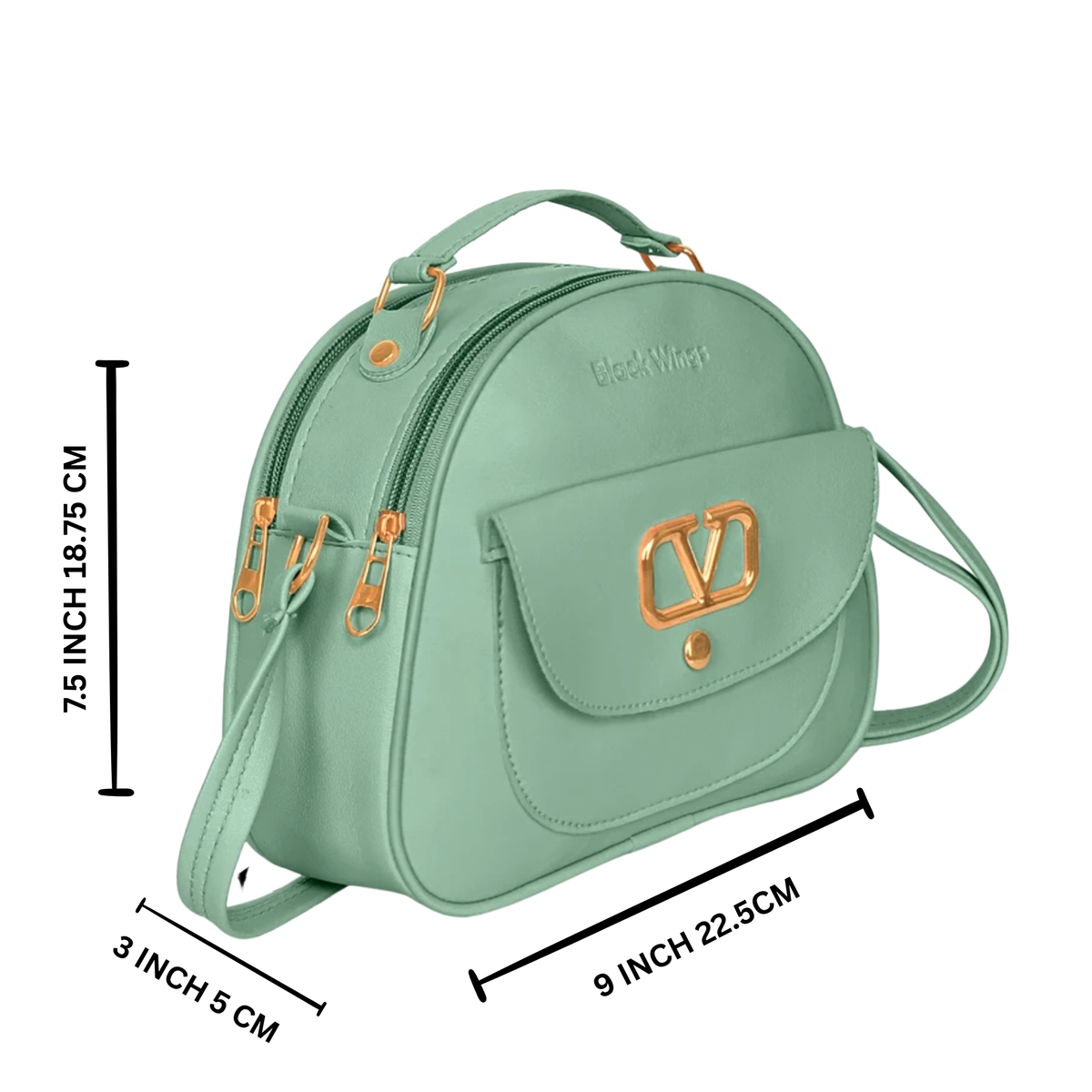 Elegance Semi-Circular Designer Sling Bag for Women