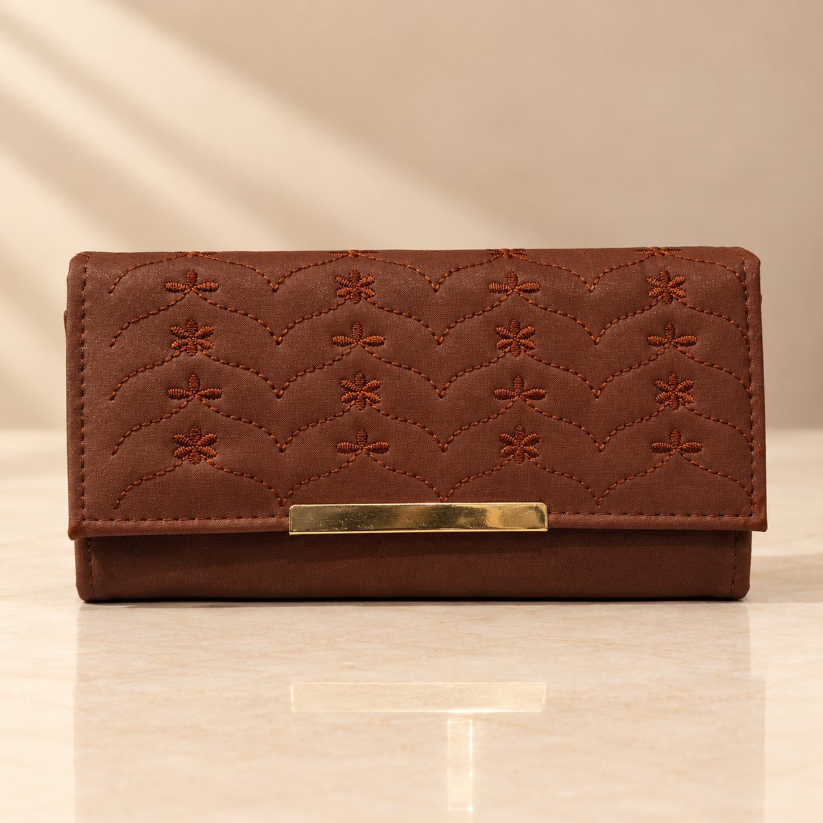 Bag In Love Elegant Embroidered Ten colour Clutch