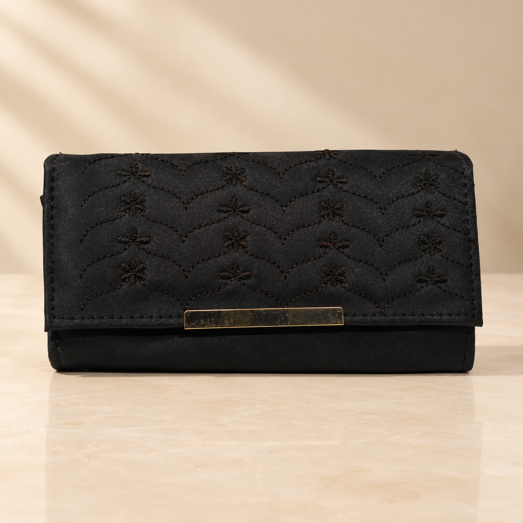 Bag In Love Elegant Embroidered Ten colour Clutch