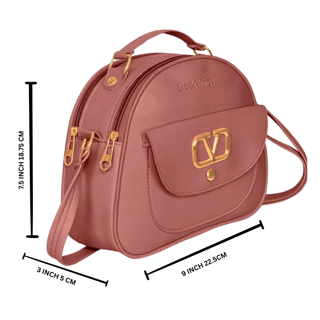 Elegance Semi-Circular Designer Sling Bag for Women